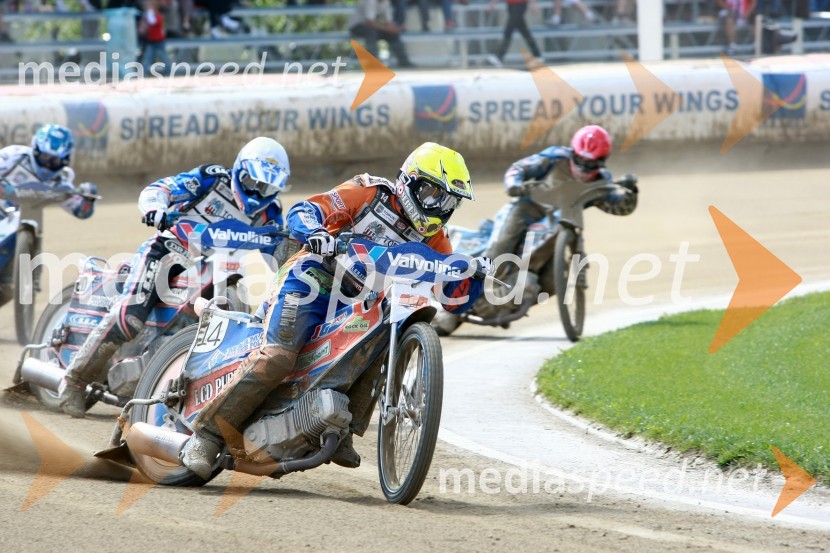 Nicki Pedersen (Danska), Davey Watt (Avstralija), Chris Harris (Velika Britanija) in Friderik Lindgren (Švedska)Speedway, SGP 2010, VN Hrvaške  2010
