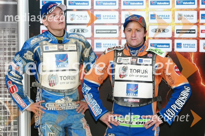 Friderik Lindgren (Švedska) in Chris Harris (Velika Britanija)Speedway, SGP 2010, VN Hrvaške  2010