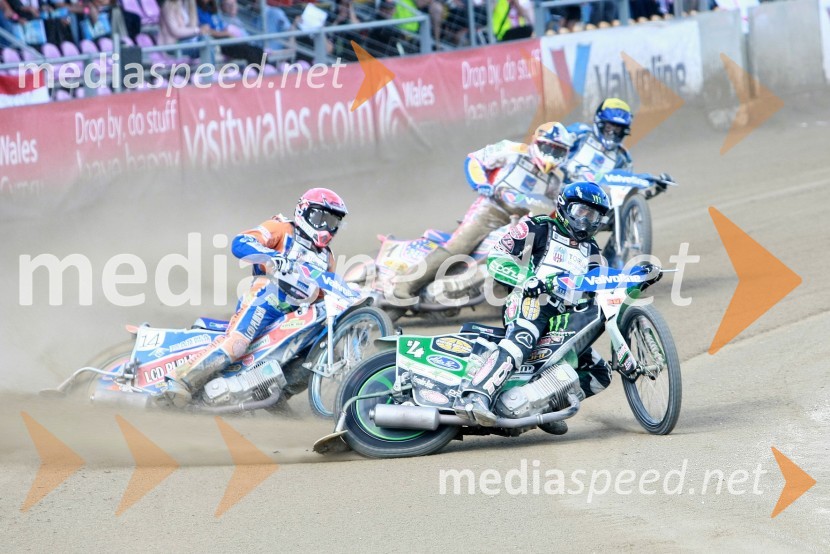 Greg Hancock (ZDA), Chris Harris (Velika Britanija) Jason Crump (Avstralija) in Friderik Lindgren (Švedska)Speedway, SGP 2010, VN Hrvaške  2010