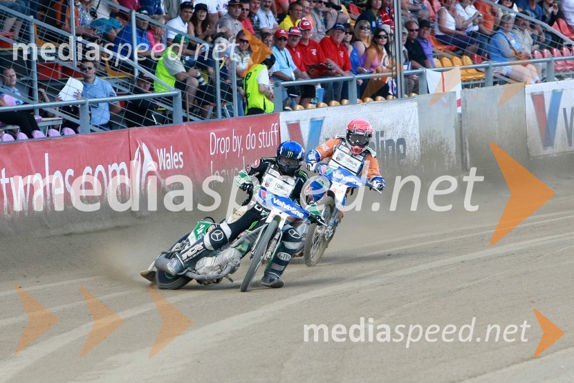 Greg Hancock (ZDA) in Chris Harris (Velika Britanija)Speedway, SGP 2010, VN Hrvaške  2010