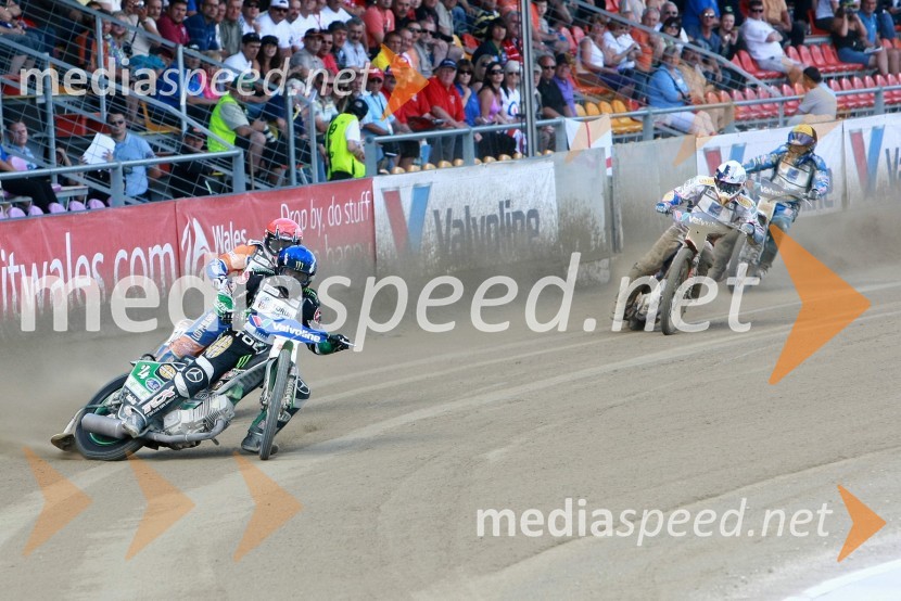 Greg Hancock (ZDA), Chris Harris (Velika Britanija), Jason Crump (Avstralija) in Friderik Lindgren (Švedska)Speedway, SGP 2010, VN Hrvaške  2010