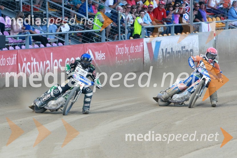 Greg Hancock (ZDA) in Chris Harris (Velika Britanija)Speedway, SGP 2010, VN Hrvaške  2010