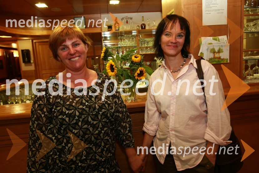 Jasna Anderlič, lastnica gostilne Anderlič in Petra Božič Blagajac, komunikacijska skupina SPEMGostilna Anderlič: Uporaba bučnega olja v kulinariki