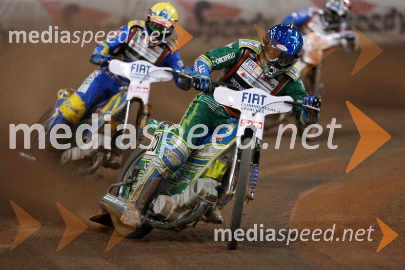 Antonio Lindbaeck (Švedska) in Andreas Jonsson (Švedska)
SPEEDWAY GRAND PRIX, VN Velike Britanije 2006, dirka