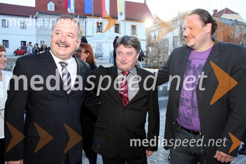 Bogdan Čepič, poslanec Državnega zbora RS in ... ter Vinko Mandl, mestni svetnik MOMLutkovno gledališče Maribor, odprtje