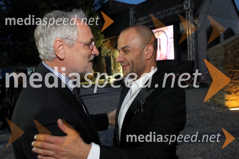 Ivo Vajgl, evroposlanec in Tomaž Pandur, režiserLutkovno gledališče Maribor, odprtje