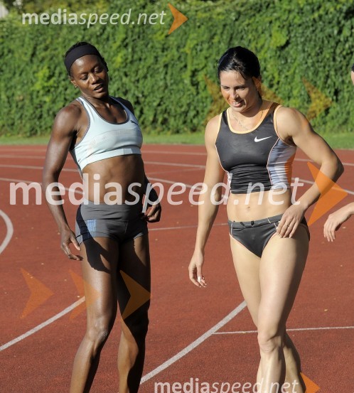 Merlene Ottey, atletinja in ...Jolanda Čeplak Batagelj in njen zadnji tek v karieri! Atletski miting za veliko nagrado Vzajemne