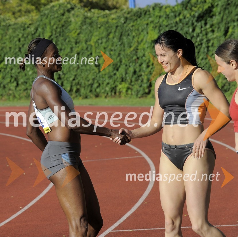 Merlene Ottey, atletinja in ...Jolanda Čeplak Batagelj in njen zadnji tek v karieri! Atletski miting za veliko nagrado Vzajemne