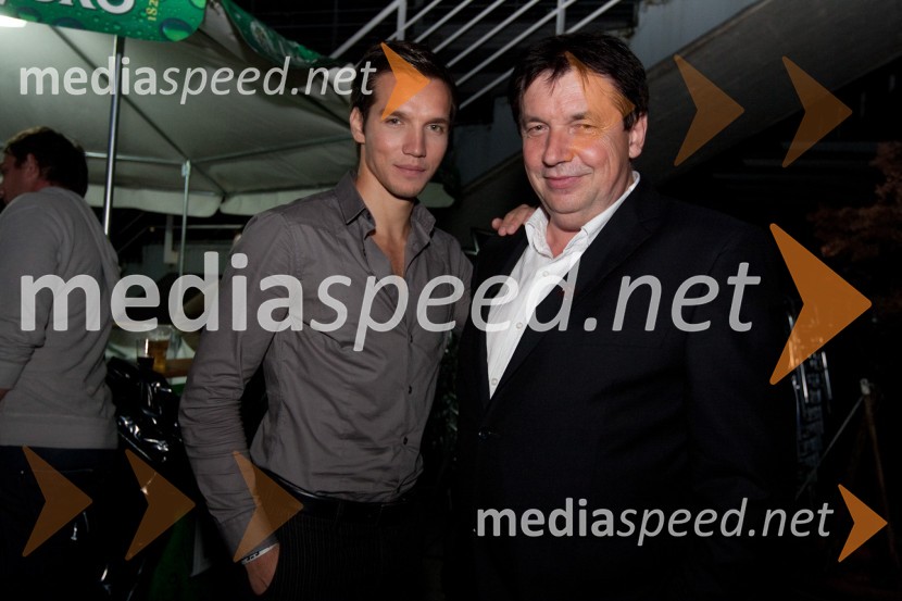 Peter Klinc, Mister Slovenije 2009 in oče MarkoDejan Zavec in Rafal Jackiewicz, dvoboj za ubranitev naslova svetovnega IBF prvaka