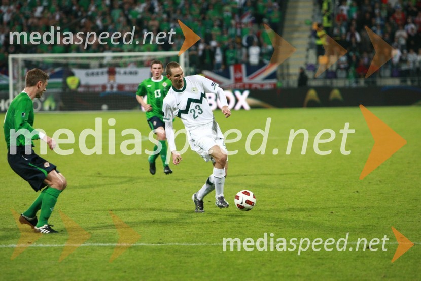 Mediaspeed Kvalifikacije EP 2012, nogometna tekma SlovenijaSeverna Irska