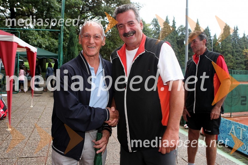 Miro Cerar, nekdanji gimnastičar in predsednik Olimpijske akademije ter ambasador za fair play in Vlado ŽoržTivoli Cup 2010