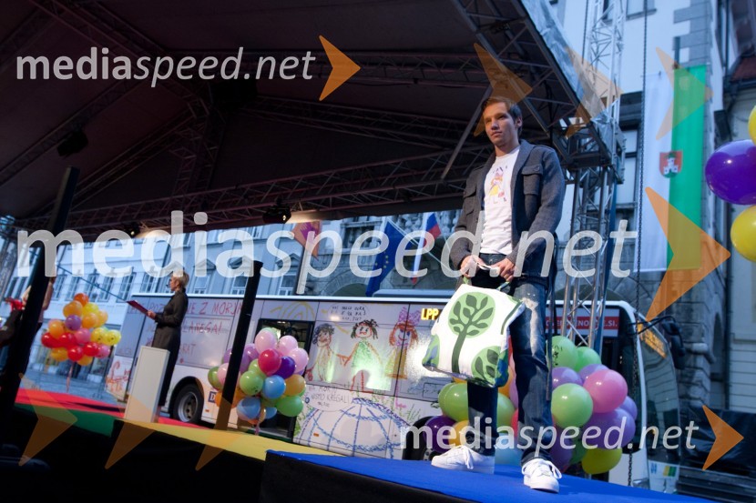 Peter Klinc, Mister Slovenije 2009Onina manifestacija V pravo smer