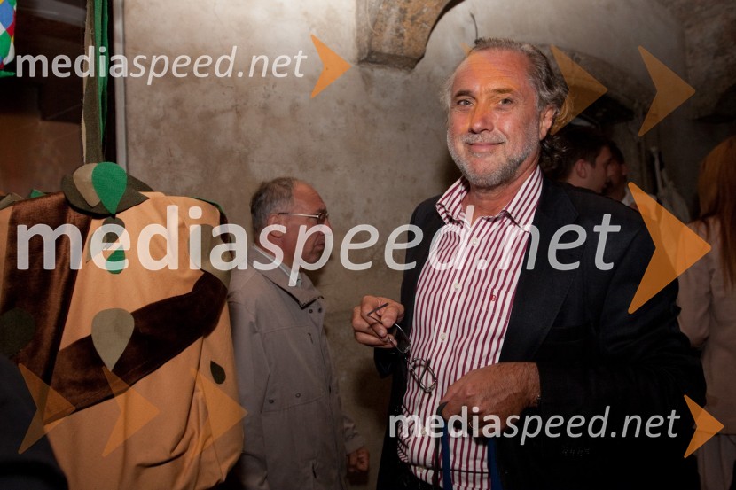 Boris Čehovin, uvoznik blagovne znamke EscadaOnina manifestacija V pravo smer