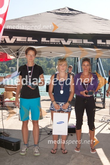 kategrija neporočene gospodične: 3. mesto: Irena Erjavec, 1. mesto: Anja Eržen in 2- mesto: Petra Race5. Bolle tek okrog jezera