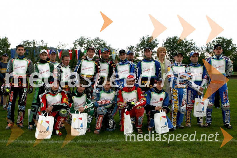 tekmovalci za 23.zlati znak občine Krško in pokal Franca BabičaSPEEDWAY, 23. zlati znak občine Krško in pokal Franca Babiča