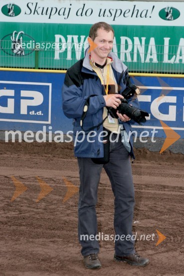 Peter Prašnički zadožen za marketing pri AMD Krško in fotografSPEEDWAY, 23. zlati znak občine Krško in pokal Franca Babiča