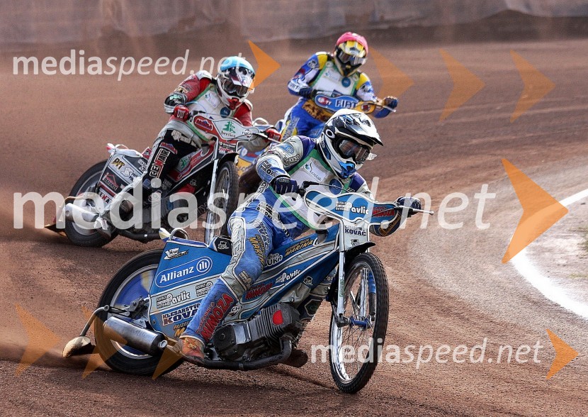 Dino Kovačič, Samo Kukovica in Matic VoldrihSpeedway, Državno prvenstvo posameznikov, 3. dirka