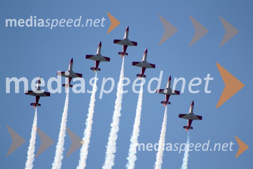 Patrulla Aguila, Španija50 let Frecce Tricolore, letalski miting