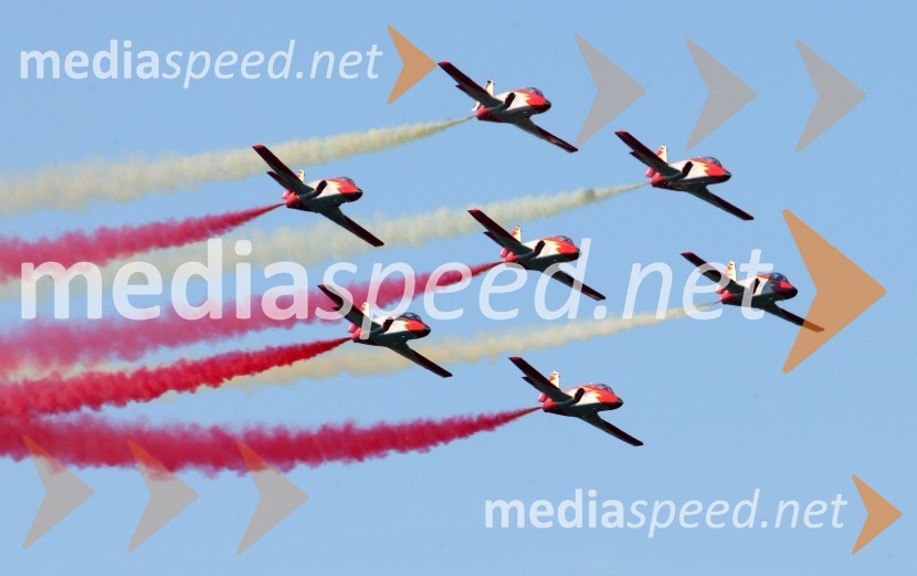 Patrulla Aguila, Španija50 let Frecce Tricolore, letalski miting