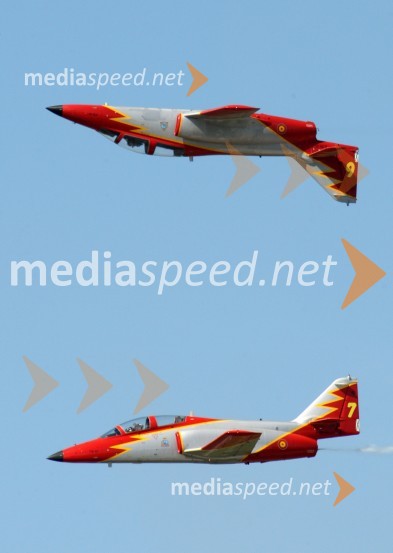 Patrulla Aguila, Španija50 let Frecce Tricolore, letalski miting