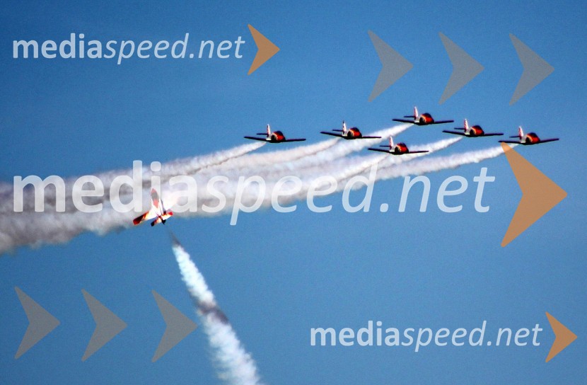 Patrulla Aguila, Španija50 let Frecce Tricolore, letalski miting