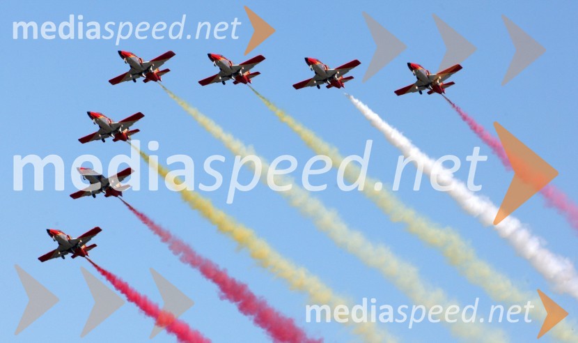 Patrulla Aguila, Španija50 let Frecce Tricolore, letalski miting
