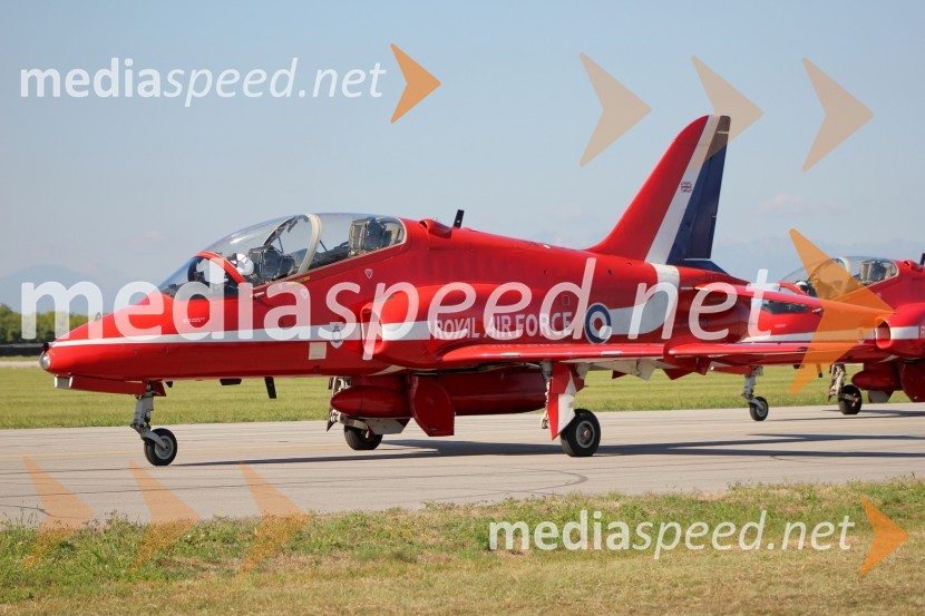 Red Arrows, Anglija50 let Frecce Tricolore, letalski miting