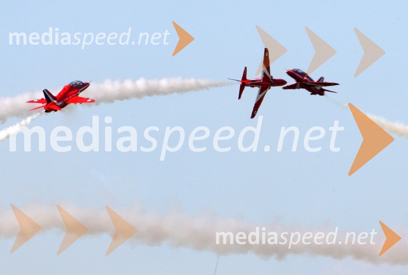 Red Arrows, Anglija50 let Frecce Tricolore, letalski miting