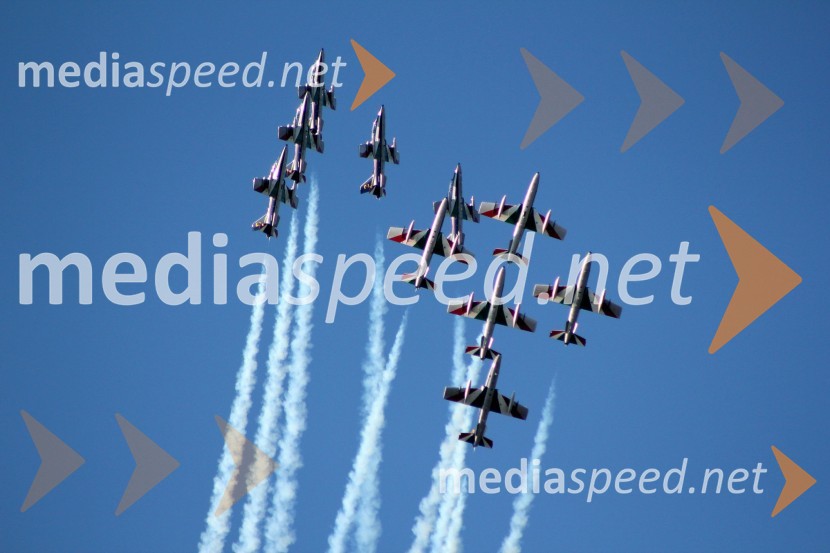 Frecce Tricolori, Italija50 let Frecce Tricolore, letalski miting