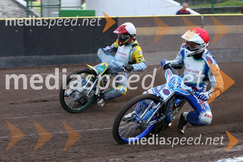 Peter Ljung (Švedska) in Matej Žagar (Slovenija)SPEEDWAY, 23. zlati znak občine Krško in pokal Franca Babiča