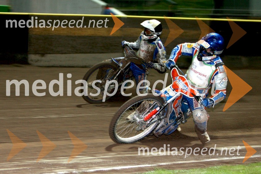 Matej Žagar (Slovenija) in Tomasz Rempala (Poljska)SPEEDWAY, 23. zlati znak občine Krško in pokal Franca Babiča