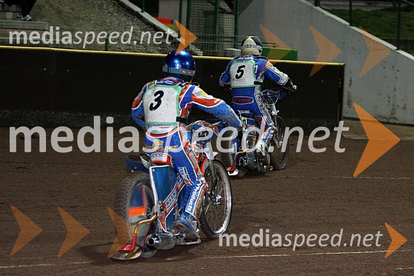 Matej Žagar (Slovenija) in Tomasz Rempala (Poljska)SPEEDWAY, 23. zlati znak občine Krško in pokal Franca Babiča