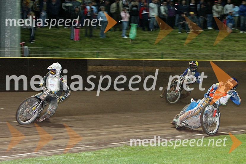 Armando Castagna (Italija), Miroslaw Fencl (Češka) in Tomasz Rempala (Poljska)SPEEDWAY, 23. zlati znak občine Krško in pokal Franca Babiča