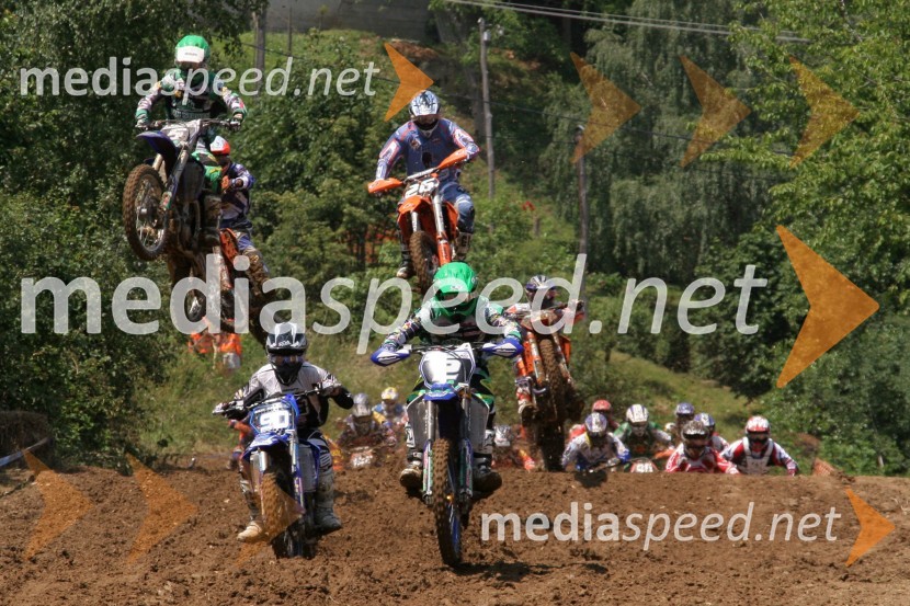 Štart v razredu do 125 ccmMOTOKROS, svetovno prvenstvo MX3 in evropsko prvenstvo do 125 ccm