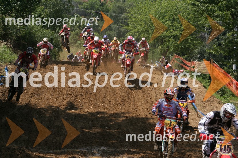 Štart v razredu MX3MOTOKROS, svetovno prvenstvo MX3 in evropsko prvenstvo do 125 ccm