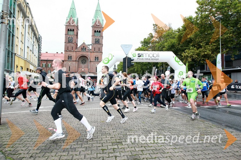 1. Eko maraton Maribor, tekaški maraton, tekači