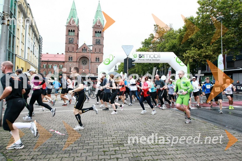 1. Eko maraton Maribor, tekaški maraton, tekači
