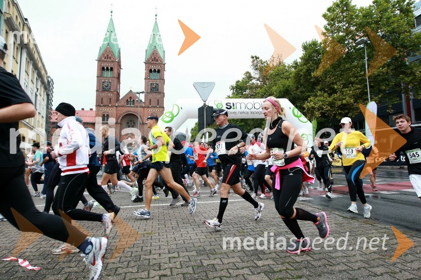 1. Eko maraton Maribor, tekaški maraton, tekači