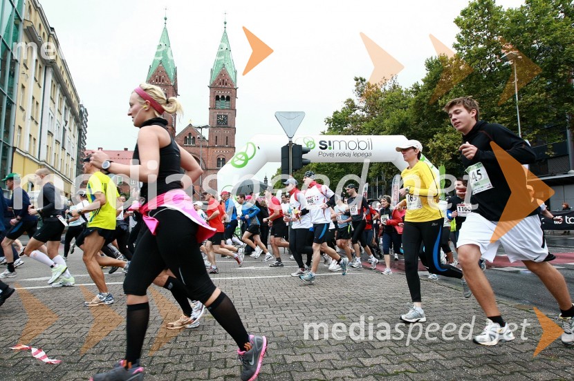 1. Eko maraton Maribor, tekaški maraton, tekači