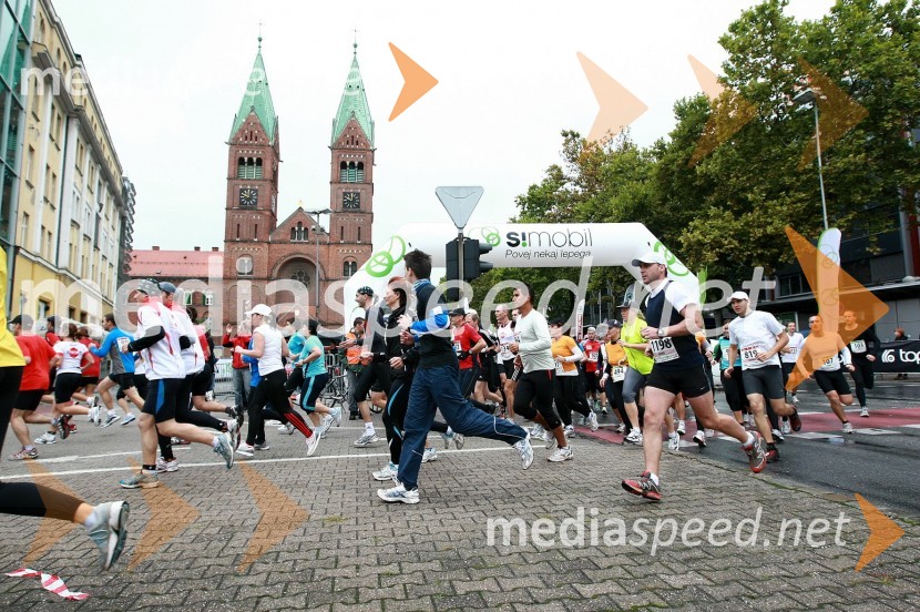 1. Eko maraton Maribor, tekaški maraton, tekači
