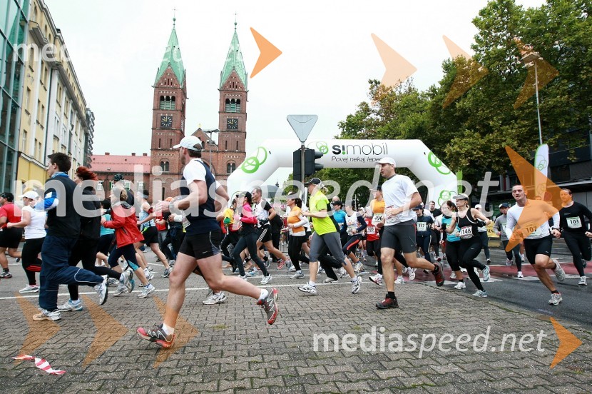 1. Eko maraton Maribor, tekaški maraton, tekači