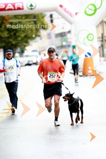 Peter Borko, maratonec (558) in Igor Skaza, maratonec (284)1. Eko maraton Maribor, tekaški maraton, tekači