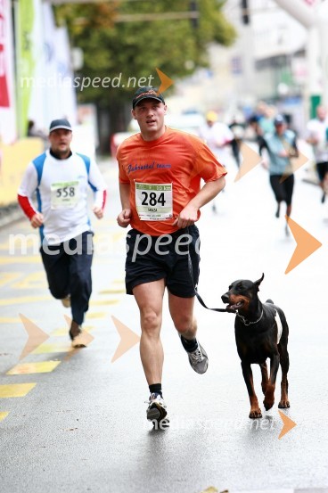 Peter Borko, maratonec (558) in Igor Skaza, maratonec (284)1. Eko maraton Maribor, tekaški maraton, tekači
