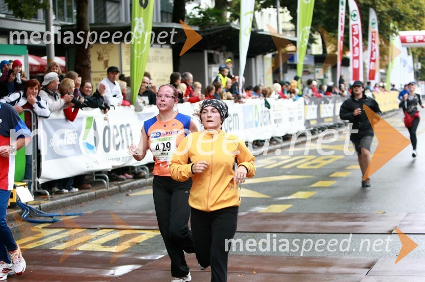 Anja Mihelič, maratonka (429) in ...1. Eko maraton Maribor, tekaški maraton, tekači