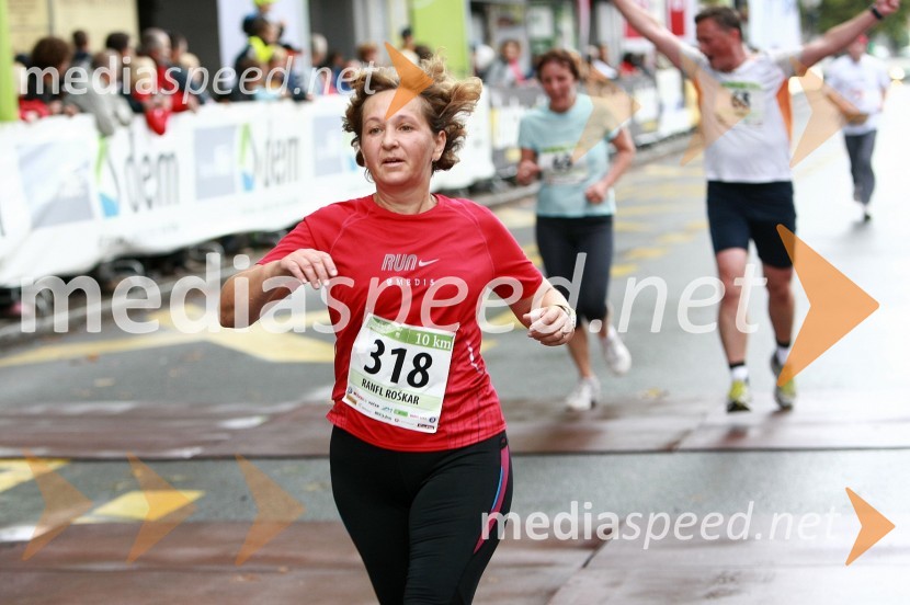 Jožica Ranfl Roškar, maratonka (318) in Karin Falež, maratonka (69) ter Miran Falež, maratonec (68)
1. Eko maraton Maribor, tekaški maraton, tekači