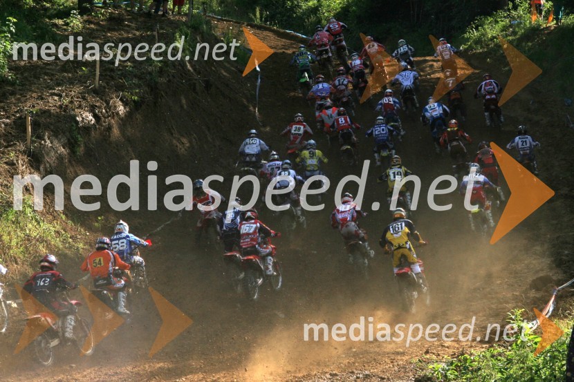 Štart v razredu MX3MOTOKROS, svetovno prvenstvo MX3 in evropsko prvenstvo do 125 ccm