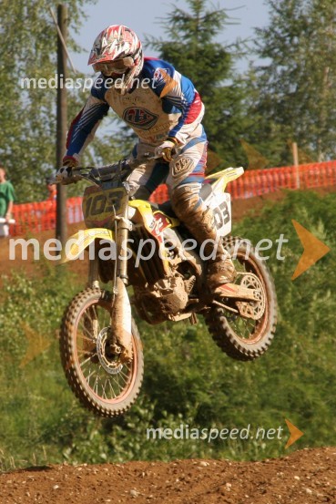 Vincent Collet (BElgija)MOTOKROS, svetovno prvenstvo MX3 in evropsko prvenstvo do 125 ccm