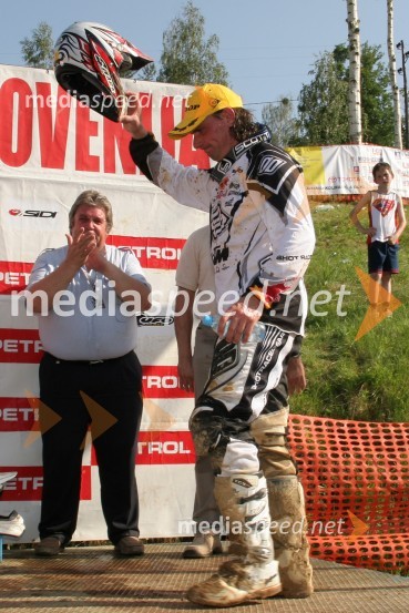 Johan Pieter Ribbink, predsednik žirije v razredu MX3 in Yves Demaria (Francija), zmagovalec razreda MX3MOTOKROS, svetovno prvenstvo MX3 in evropsko prvenstvo do 125 ccm