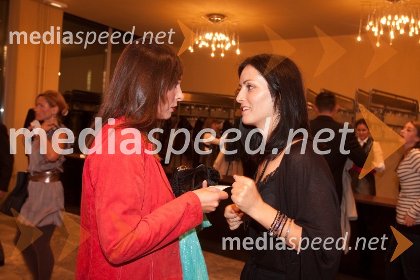 Tina Gorenjak, igralka in Nataša Pevec, trženje MGLRomeo in Julija, premiera v MGL in podelitev 23. Dnevnikove nagrade