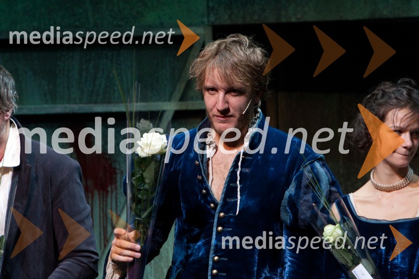 Matej Puc, igralecRomeo in Julija, premiera v MGL in podelitev 23. Dnevnikove nagrade